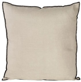 Obliečka na vankúš Linen/5/C 45x45 béžová čierna 405210