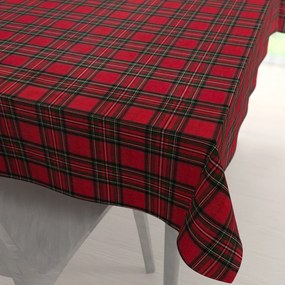 Biante Vianočný dekoračný obdĺžnikový obrus PML-078 Červeno-zelené káro 140x160 cm