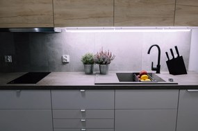 Kuchinox Dima, vysoká drezová batéria s výtokom v tvare U, čierna matná, LAV-BQD_768D