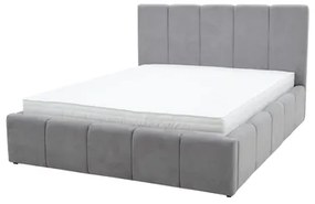 Čalúnená posteľ ASTORIA sivá 160x200 cm