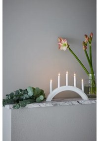 Markslöjd 705952 - Vianočný svietnik AVENTO 5xE10/3W/230V biela