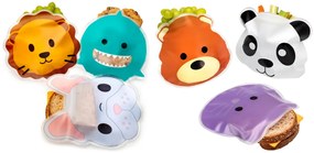 Opakovateľne použiteľné vrecúška na desiatu - 6 ks