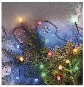 EMOS CHERRY LED vonkajšia vianočná reťaz, 80xLED, viacfarebné svetlo, 8m, 8 funkcií, gule