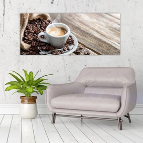 Obraz - Espresso (120x50 cm)