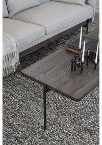 Hnedý konferenčný stolík z jaseňového dreva Rowico Shelton, 145 x 60 cm