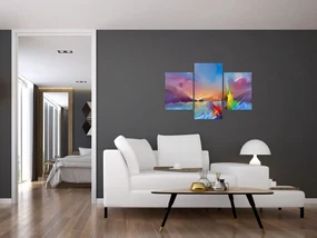 Obraz - Západ slnka (90x60 cm)