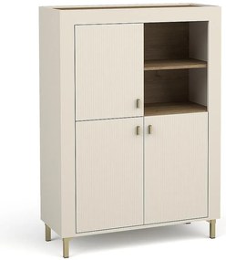 Komoda Mossa M05 3D dub whisky/cashmere