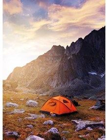 TURISTICKÝ LED LAMPÁŠ 17X8,5 CM ČIERNA