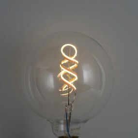 Sada 5 ks Inteligentné stmievateľné LED žiarovky E27 G125 RGBW 4W 250lm 2700K