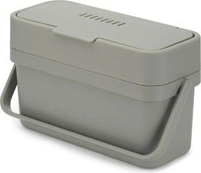 Sivá nádoba na kompostovateľný odpad 4 l Duo – Joseph Joseph