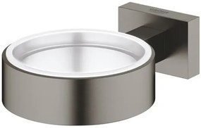 Držiak pohárov GROHE ESSENTIALS Cube bez skleničkykartáčovaný Hard Graphite 40508AL1, 1 ks