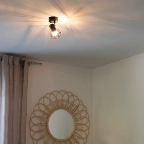 Inteligentné bodové svetlo čierne otočné a nakloniteľné vrátane Wifi P45 - Mosh