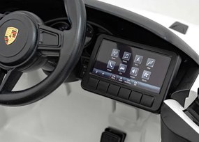 Elektrické autíčko Porsche Spyder RS 718 Lakier biele