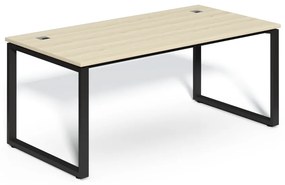 Stôl SimpleOffice 180 x 90 cm, dub svetlý / čierna