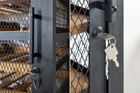 Vitrína na víno Winebar 184 cm prírodná - borovica