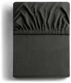 Tmavosivá napínacia plachta jersey 120x200 cm Amber – Restilo
