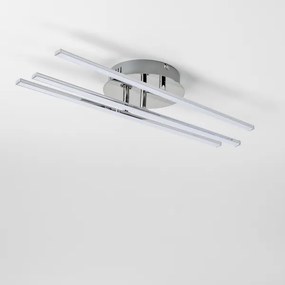 LED Stropné svietidlo 3xLED/3W/230V lesklý chróm