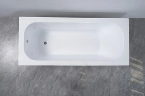 Erga Pureline-O, vaňa 1800x800x400 mm bez nožičiek, biela lesklá, ERG-V07-PURELINE-O-180x080-WH