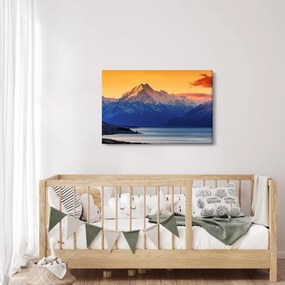 Obraz - Jazero Pukaki (90x60 cm)