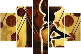 Obraz umelecké pradávnej maľby (150x105 cm)
