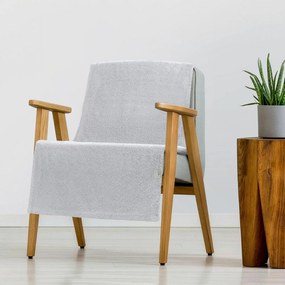 DEKA Z MIKROFLANELU LORI 70X160 CM STRIEBORNÁ