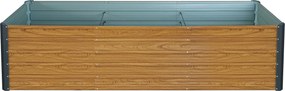 Vyvýšený záhradný záhon BestBerg VZ-1250RW / 1250 l / 240 × 90 × 58 cm / dekor dreva