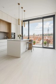 Gerflor, PVC podlaha - lino Loftex 2170 Boutic Clear, na mieru, šíře 2m,4m, šedá, filc, chodba / predsieň