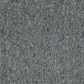 Balta, Kobercový štvorec Sonar 4477 antracit 50 x 50 cm, chodba / predsieň