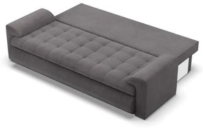 Trojmiestna rozkladacia sedačka FORESTA tmavosivá