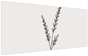 Obraz - Lúčny kvet N⁰2 (120x50 cm)