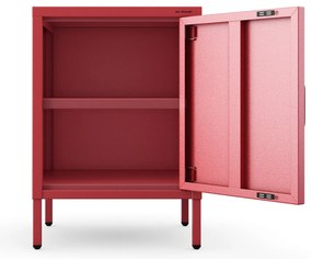 Nočný stolík MIA, 424 x 595 x 400 mm, Modern: červená farba