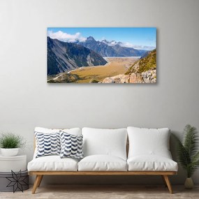 Obraz na plátne Hory údolie príroda 140x70 cm