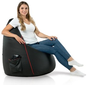 Vak GAMING - čierna ekokoža