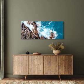 Obraz skál a mora (120x50 cm)