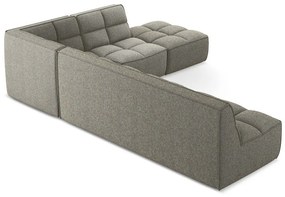 Béžová modulárna rohová pohovka (variabilná) Kalai – Makamii