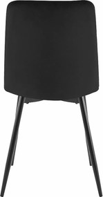 SI Jerry Velvet stolička čierna