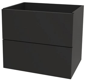 Mereo, Mereo Ponte, kúpeľňová skrinka 61 cm, Multidecor, Čierna Supermat, MER-CN290SCIPM