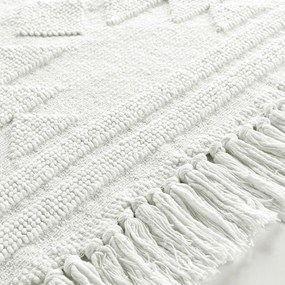 Boho koberec so strapcami Cilaos &#8211; biely 120x170cm
