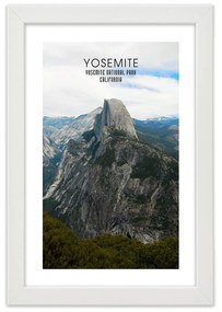 Gario Plagát Skala v Yosemitskom národnom parku Farba rámu: Bez rámu, Rozmery: 60 x 90 cm