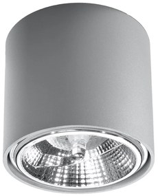 Sollux Lighting Stropné svietidlo TIUBE sivé