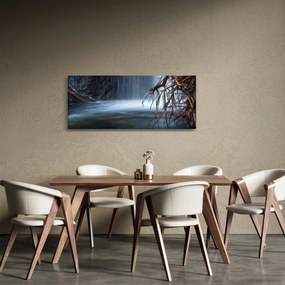 Obraz zimné lagúny (120x50 cm)