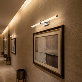 Toolight Rea, Kúpeľňové nástenné LED svietidlo APP1882-1W 60cm CHROME, OSW-66037