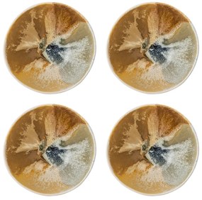 Krémové misky v súprave 4 ks z kameniny 525 ml Lacey – Bloomingville