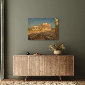 Sklenený obraz - Frederic Edwin Church, The Parthenon, reprodukcia (70x50 cm)