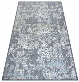 Koberec SOLE D3812 Ornament - ploské tkanie sivý / béžový