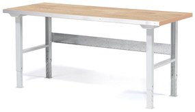 Profi dielenský stôl SOLID, nosnosť 750 kg, 1500x800 mm, dub