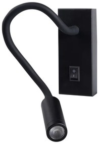 Kanlux 32522 - LED Flexibilná lampička TONIL LED/2,7W/230V čierna