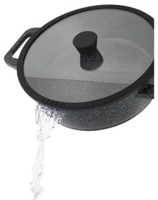 Livarno home Hrniec s pokrievkou, 28 cm (vzhľad žuly)  (100383587)