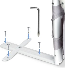 Detská zábrana na posteľ Kidwell CORI 150 cm, výška 50/65 cm