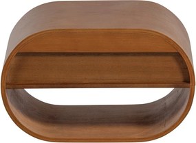 Poschodová polica v prírodnej farbe 39 cm Momo – WOOOD